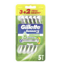 Gillette Sensor 3 Sensitive - confezione usa&getta 3 + 2 pezzi Gillette Sensor 3 Sensitive - confezione usa&getta 3 + 2 pezzi