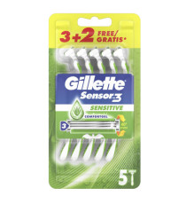 Gillette Sensor 3 Sensitive - confezione usa&getta 3 + 2 pezzi Gillette Sensor 3 Sensitive - confezione usa&getta 3 + 2 pezzi