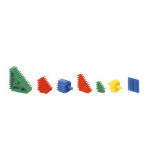 Gioco Super Glisso ingranaggi - pezzi assortiti - CWR - conf. 140 pezzi Gioco Super Glisso ingranaggi - pezzi assortiti - CWR - conf. 140 pezzi