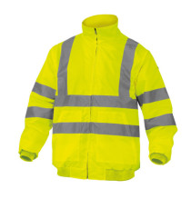 Giubbotto alta visibilità Reno HV - poliestere/poliuretano - taglia M - giallo fluo - Deltaplus Giubbotto alta visibilità Reno HV - poliestere/poliuretano - taglia M - giallo fluo - Deltaplus