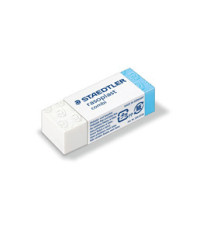 Gomma Combi Rasoplast - 43 x19 x13 mm -  bianca e blu - Staedtler - conf. 30 pezzi