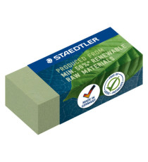 Gomma Eco 526 - 43 x 19 x 13 mm - per matita - verde - Staedtler - conf. 30 pezzi