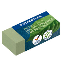 Gomma Eco 526 - 43 x 19 x 13 mm - per matita - verde - Staedtler - conf. 30 pezzi