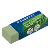 Gomma Eco 526 - 65 x 23 x 13 mm - per matita - verde - Staedtler - conf. 20 pezzi