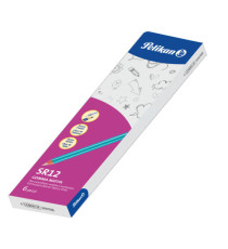 Gomma matita SR-12 - caucciù/legno laccato - Pelikan - conf. 6 pezzi Gomma matita SR-12 - caucciù/legno laccato - Pelikan - conf. 6 pezzi