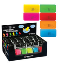 Gomma Riscrivi per gel cancellabile - colori assortiti - 6x3cm - Osama Gomma Riscrivi per gel cancellabile - colori assortiti - 6x3cm - Osama