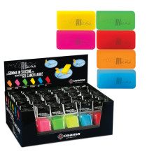 Gomma Riscrivi per gel cancellabile - colori assortiti - 6x3cm - Osama