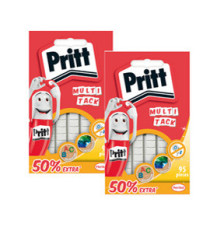 Gommini adesivi Multi-Tack - riutilizzabili - bianco - Pritt - conf. 95 pezzi Gommini adesivi Multi-Tack - riutilizzabili - bianco - Pritt - conf. 95 pezzi