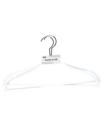 Gruccia - antiscivolo - 42 x 0,6 cm - bianco - King Collection - conf. 2 pezzi Gruccia - antiscivolo - 42 x 0,6 cm - bianco - King Collection - conf. 2 pezzi