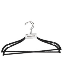 Gruccia - antiscivolo - 42 x 0,6 cm - nero - King Collection - conf. 2 pezzi Gruccia - antiscivolo - 42 x 0,6 cm - nero - King Collection - conf. 2 pezzi