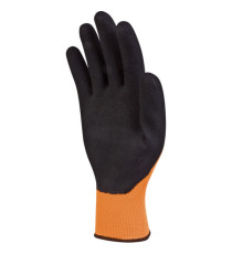 Guanti Apollon VV733 - poliestere - palmo schiuma di lattice - taglia 08 - arancio fluo/nero - Deltaplus Guanti Apollon VV733 - poliestere - palmo schiuma di lattice - taglia 08 - arancio fluo/nero - Deltaplus