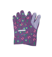 Guanti da giardino bambino - con palmo puntinato - taglia S - PVC - fantasie assortite - Verdemax Guanti da giardino bambino - con palmo puntinato - taglia S - PVC - fantasie assortite - Verdemax