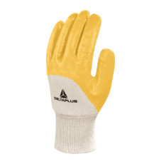 Guanti da lavoro pesante NI015 - nitrile leggero - taglia 10 - giallo - Deltaplus