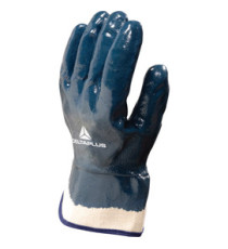Guanti da lavoro pesante NI175 - nitrile - taglia 09 - blu - Deltaplus