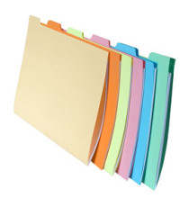 Cartelline con tacca per cartelle sospese - cassetto - 240 gr - 24x32 cm - Exacompta - conf. 6 pezzi Cartelline con tacca per cartelle sospese - cassetto - 240 gr - 24x32 cm - Exacompta - conf. 6 pezzi