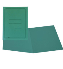 Cartelline semplici - con stampa - cartoncino Manilla 145 gr - 25x34 cm - verde - Cartotecnica del Garda - conf. 100 pez Cartelline semplici - con stampa - cartoncino Manilla 145 gr - 25x34 cm - verde - Cartotecnica del Garda - conf. 100 pez