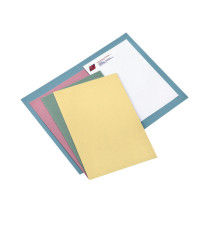 Cartelline semplici - senza stampa - cartoncino Manilla 145 gr - 25x34 cm - azzurro - Cartotecnica del Garda - conf. 100