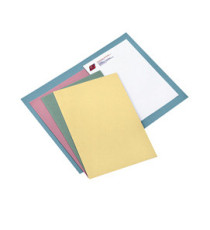 Cartelline semplici - senza stampa - cartoncino Manilla 145 gr - 25x34 cm - azzurro - Cartotecnica del Garda - conf. 100