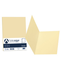 Cartelline semplici Acqua - 200 gr - 25x34 cm - camoscio - Favini - conf. 50 pezzi