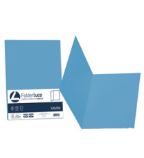 Cartelline semplici Luce - 200 gr - 25x34 cm - azzurro - Favini - conf. 50 pezzi