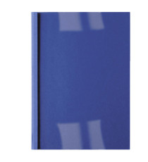 Cartelline termiche Business Line - 3 mm - leather blu - GBC - scatola 100 pezzi