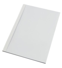Cartelline termiche Optimal - 6 mm - bianco - GBC - conf. 100 pezzi Cartelline termiche Optimal - 6 mm - bianco - GBC - conf. 100 pezzi