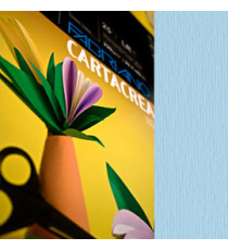 Cartoncino CartaCrea - 35x50cm - 220gr - celeste 118 - Fabriano -  blister 10  fogli Cartoncino CartaCrea - 35x50cm - 220gr - celeste 118 - Fabriano -  blister 10  fogli