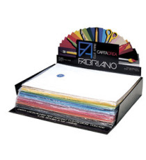 Cartoncino Cartacrea - 35x50cm - 220gr - colori assortiti - Fabriano - Expo 260 pezzi Cartoncino Cartacrea - 35x50cm - 220gr - colori assortiti - Fabriano - Expo 260 pezzi