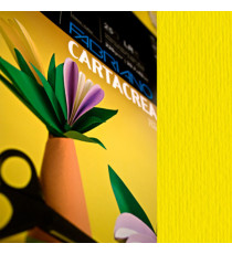 Cartoncino CartaCrea - 35x50cm - 220gr - giallo 107 - Fabriano - blister 10 fogli Cartoncino CartaCrea - 35x50cm - 220gr - giallo 107 - Fabriano - blister 10 fogli