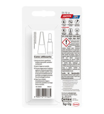 Colla Super Attak Precision - 5 gr + 2 gr - Gel Riposizionabile - Loctite Colla Super Attak Precision - 5 gr + 2 gr - Gel Riposizionabile - Loctite