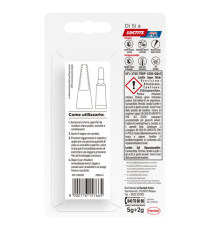 Colla Super Attak Precision - 5 gr + 2 gr - Gel Riposizionabile - Loctite Colla Super Attak Precision - 5 gr + 2 gr - Gel Riposizionabile - Loctite