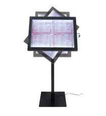 Espositore a LED per esterni/interni - display 4 x A4 - Securit Espositore a LED per esterni/interni - display 4 x A4 - Securit