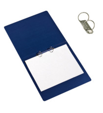 Raccoglitore Presspan - A4 - 2 anelli 25 mm - dorso 4 cm - blu - Cartotecnica del Garda