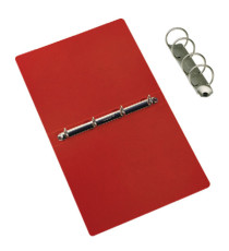 Raccoglitore Presspan - 4 anelli 25 mm - dorso 4 cm - 25x33 cm - rosso - Cartotecnica del Garda