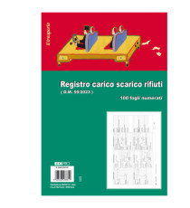Registro carico/scarico rifiuti - 21,5 x 29,7cm - 100pg - E2868 RENTRI - Edipro Registro carico/scarico rifiuti - 21,5 x 29,7cm - 100pg - E2868 RENTRI - Edipro