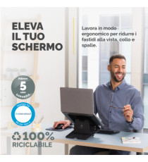 Supporto laptop Breyta - nero - Fellowes Supporto laptop Breyta - nero - Fellowes