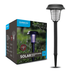 Lampada solare da giardino antizanzare con luce viola GS016 led 1,2W misura 36.5x8.1cm IP44 lampione, segnapassi energia solare Lampada solare da giardino antizanzare con luce viola GS016 led 1,2W misura 36.5x8.1cm IP44 lampione, segnapassi energia solare