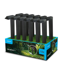 Lampada solare da giardino GS022 led 1,2W misura 45x5.5cm IP44 lampione, segnapassi ad energia solare con pannello incorporato Lampada solare da giardino GS022 led 1,2W misura 45x5.5cm IP44 lampione, segnapassi ad energia solare con pannello incorporato