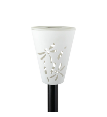 Lampada solare da giardino GS023 led 1,2W misura 34.5x7.5cm IP44 lampione, segnapassi ad energia solare con pannello incorporato