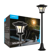 Lampada solare da giardino GS200 led 1,2W 15 lumen misura 120x21cm IP44 lampione ad energia solare con pannello incorporato Lampada solare da giardino GS200 led 1,2W 15 lumen misura 120x21cm IP44 lampione ad energia solare con pannello incorporato