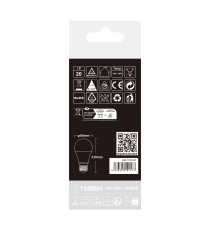 Lampadina led A60 15W attacco E27 1500 lumen 6500K luce fredda D60Hx119mm equivale 99W incadescenza Lampadina led A60 15W attacco E27 1500 lumen 6500K luce fredda D60Hx119mm equivale 99W incadescenza