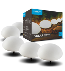 5pz Lampada solare da giardino sfera DS023 led 1,2W misura 15x6cm IP44 segnapassi ad energia solare con pannello incorporato 5pz Lampada solare da giardino sfera DS023 led 1,2W misura 15x6cm IP44 segnapassi ad energia solare con pannello incorporato