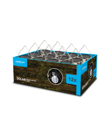 Lampada solare da giardino a sfera effetto ghiaccio DS004 led 1,2W  misura 9x6cm IP44 segnapassi con pannello incorporato Lampada solare da giardino a sfera effetto ghiaccio DS004 led 1,2W  misura 9x6cm IP44 segnapassi con pannello incorporato