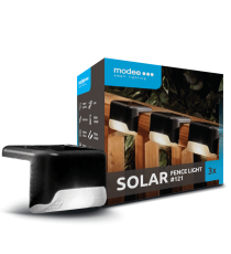 3pz lampada solare da giardino per gradini e recinzioni WS121 led misura 8x4cm IP44 segnapassi con pannello incorporato 3pz lampada solare da giardino per gradini e recinzioni WS121 led misura 8x4cm IP44 segnapassi con pannello incorporato