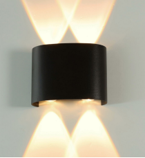 Applique in metallo nera LWL0001 doppia luce 4w 330 lumen 4000k luce naturale misura 98x75x40mm da parete IP65 da esterno Applique in metallo nera LWL0001 doppia luce 4w 330 lumen 4000k luce naturale misura 98x75x40mm da parete IP65 da esterno