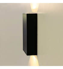 Applique in metallo nera LWL0003 4w 450 lumen 4000k luce naturale misura 123x83x30mm lampada da parete IP65 da esterno Applique in metallo nera LWL0003 4w 450 lumen 4000k luce naturale misura 123x83x30mm lampada da parete IP65 da esterno