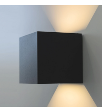 Applique in metallo nera LWL0007 6w 515 lumen 4000k luce naturale misura 100x100x100mm lampada da parete IP65 da esterno Applique in metallo nera LWL0007 6w 515 lumen 4000k luce naturale misura 100x100x100mm lampada da parete IP65 da esterno