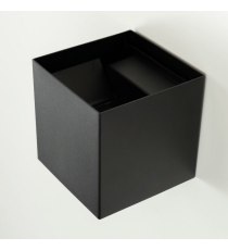 Applique in metallo nera LWL0007 6w 515 lumen 4000k luce naturale misura 100x100x100mm lampada da parete IP65 da esterno Applique in metallo nera LWL0007 6w 515 lumen 4000k luce naturale misura 100x100x100mm lampada da parete IP65 da esterno