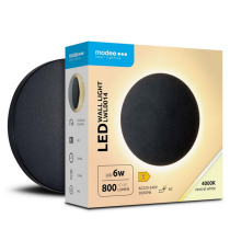 Applique in metallo nera LWL0014 6w 800 lumen 4000k luce naturale misura 130x42mm lampada da parete IP65 da esterno Applique in metallo nera LWL0014 6w 800 lumen 4000k luce naturale misura 130x42mm lampada da parete IP65 da esterno