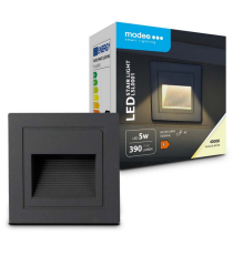 Applique in metallo nera LSL0001 5w 390 lumen 4000k luce naturale misura 84x84x50mm lampada da parete IP65 da esterno Applique in metallo nera LSL0001 5w 390 lumen 4000k luce naturale misura 84x84x50mm lampada da parete IP65 da esterno